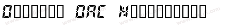 Digital DAC Normal字体转换